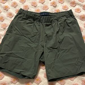 Abercrombie & Fitch Green Swim Trunks